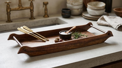 Bird Tray in Sheesham Wood