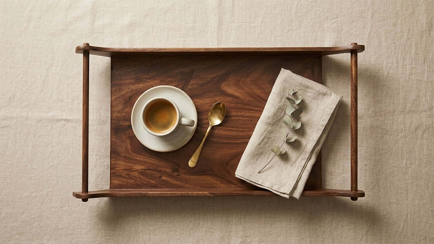 Bird Tray in Sheesham Wood