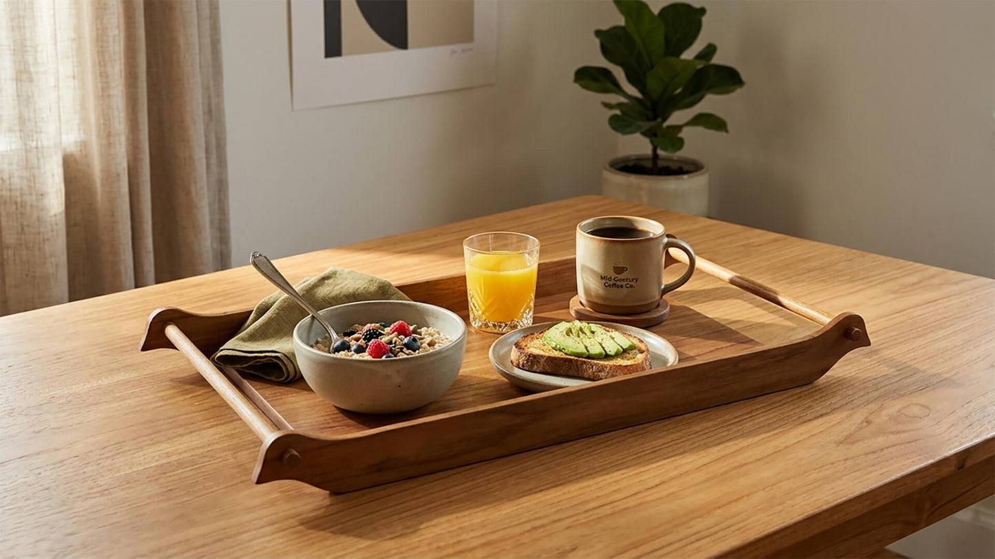 Bird Tray in Teakwood