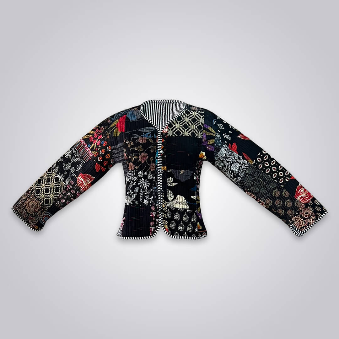 Cotton Quilted Reversible Crop Jackets