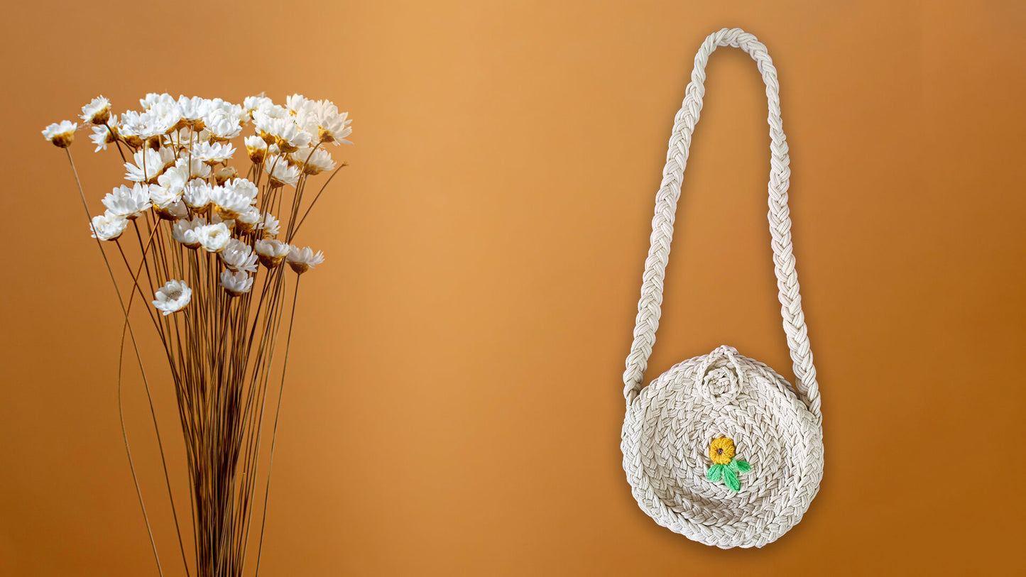 Braided Round Sling in Cotton Thread
