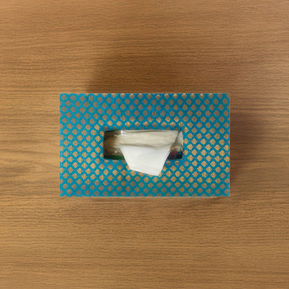 Brocade Tissue Box Horizontal
