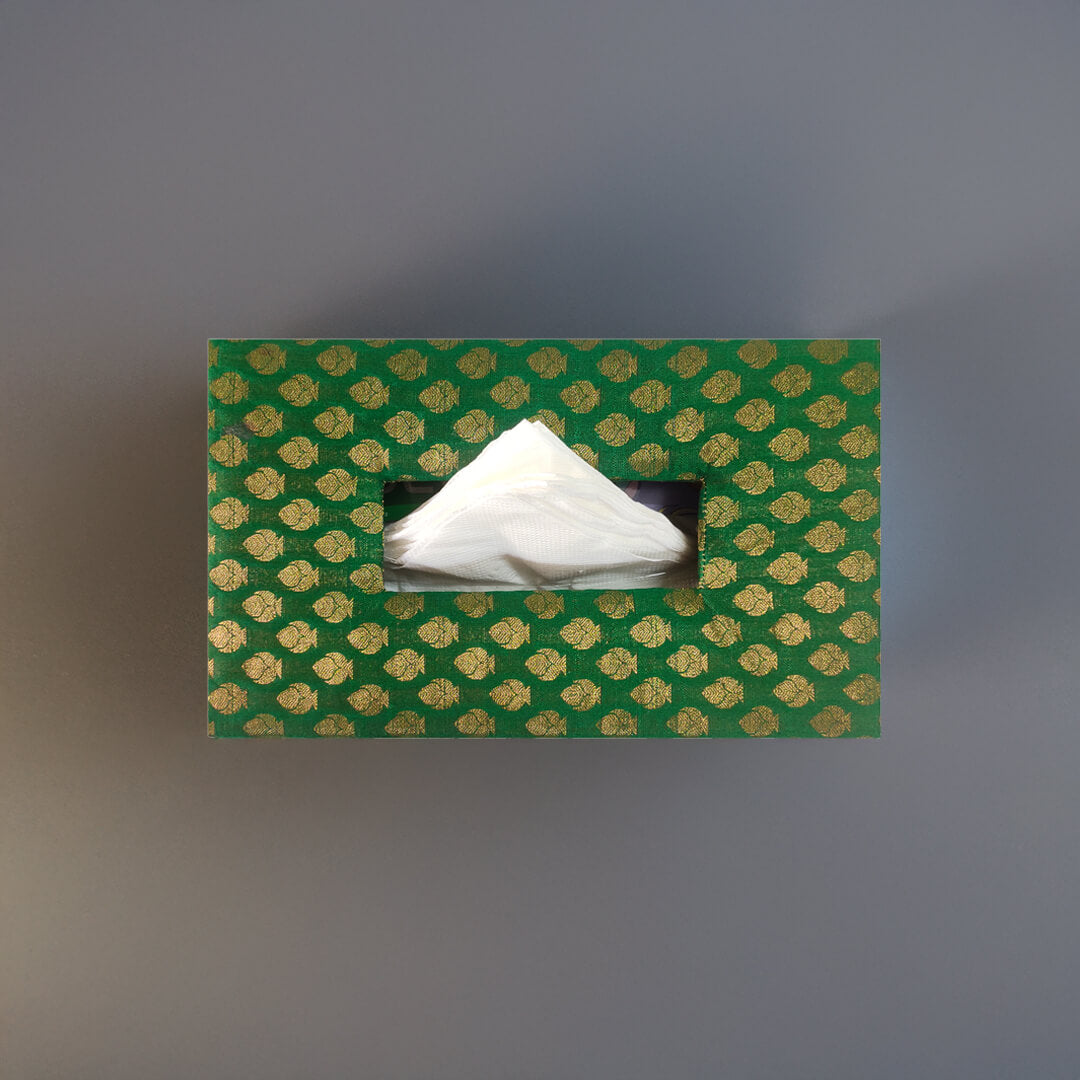 Brocade Tissue Box Horizontal