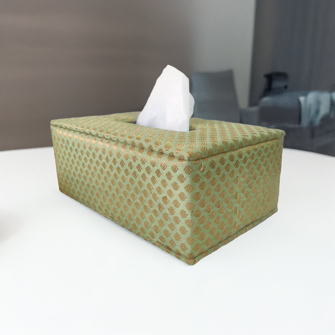 Brocade Tissue Box Horizontal