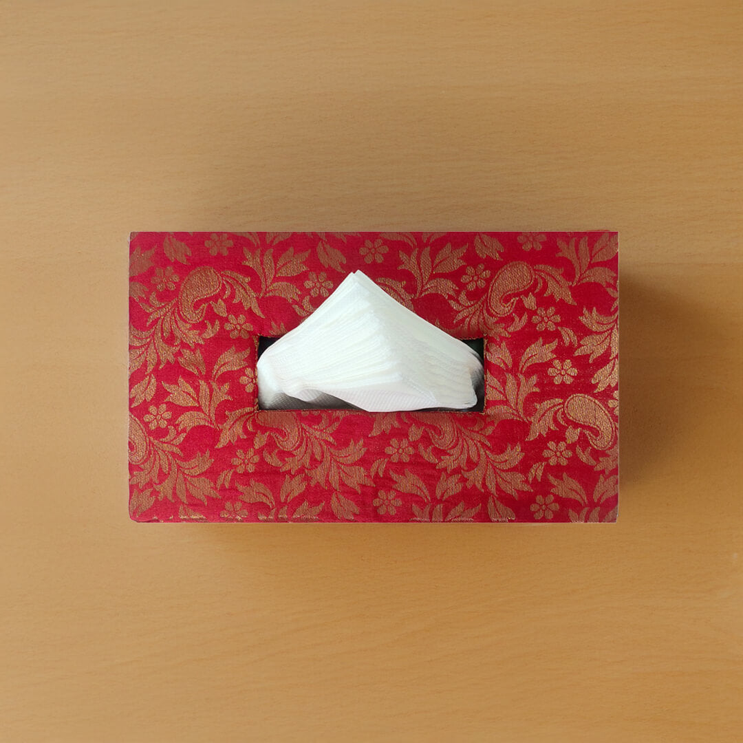 Brocade Tissue Box Horizontal