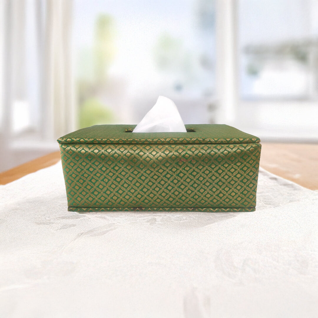 Brocade Tissue Box Horizontal