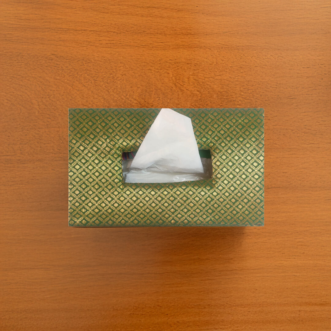 Brocade Tissue Box Horizontal