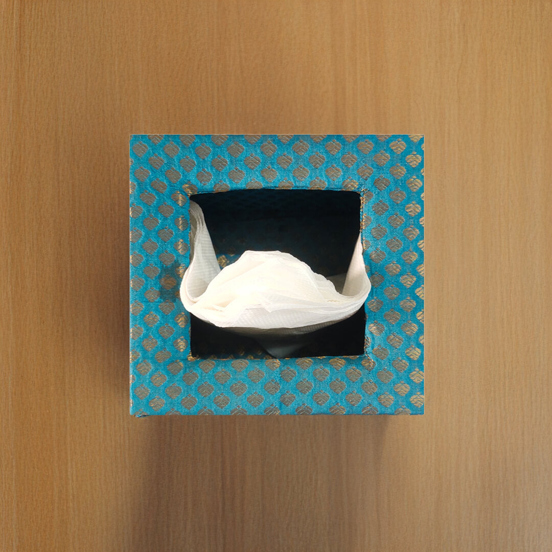 Brocade Tissue Box Vertical