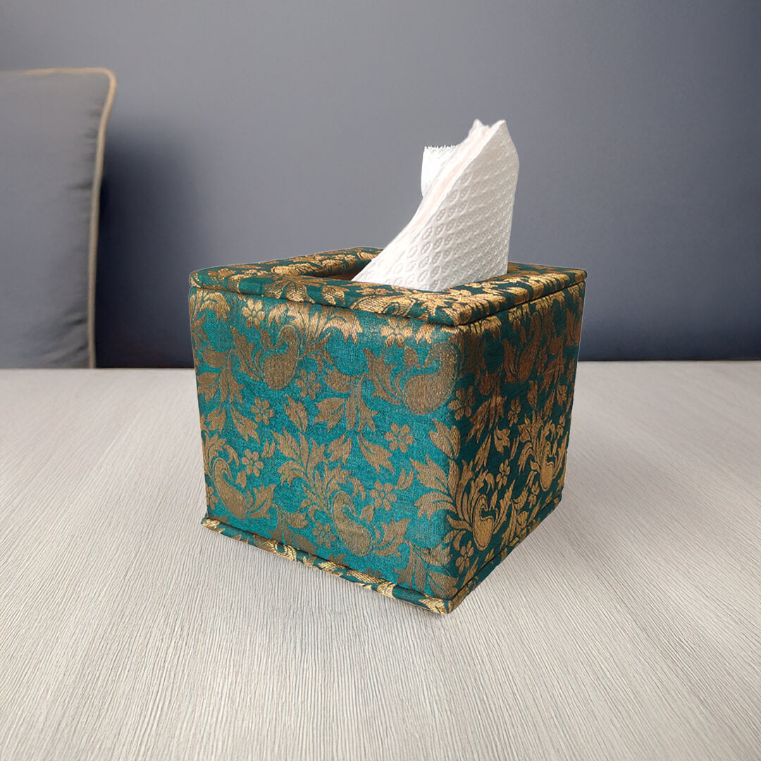 Brocade Tissue Box Vertical