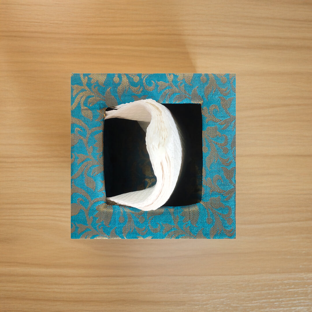Brocade Tissue Box Vertical
