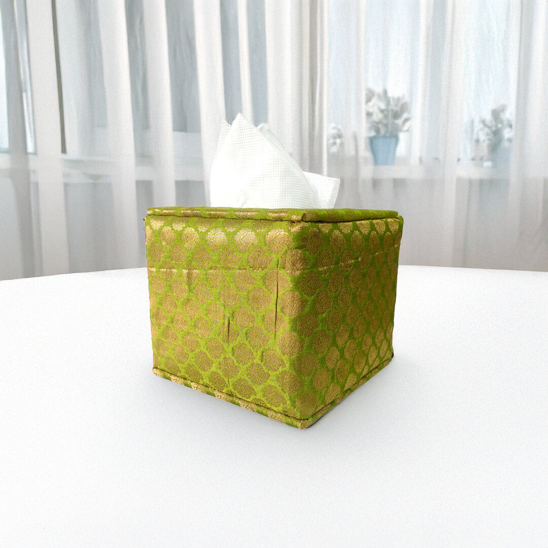 Brocade Tissue Box Vertical