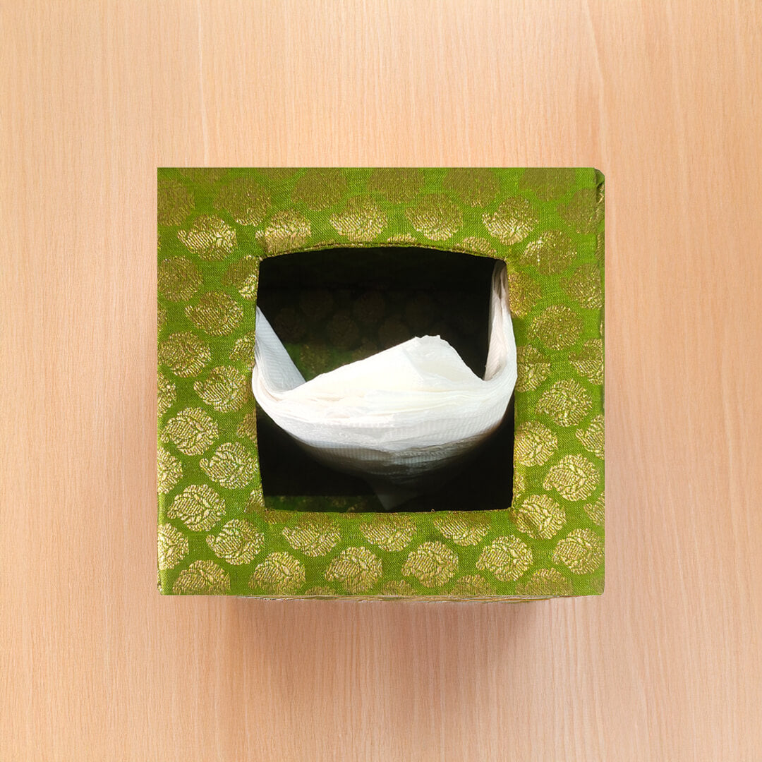 Brocade Tissue Box Vertical