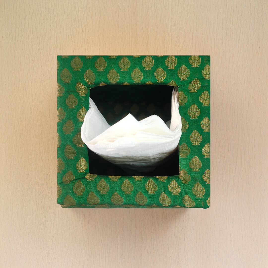 Brocade Tissue Box Vertical