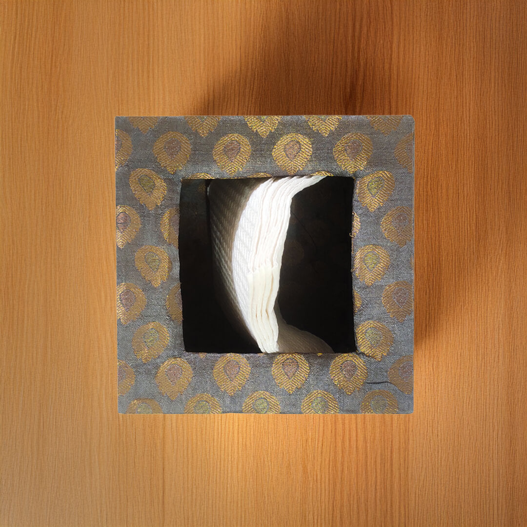 Brocade Tissue Box Vertical