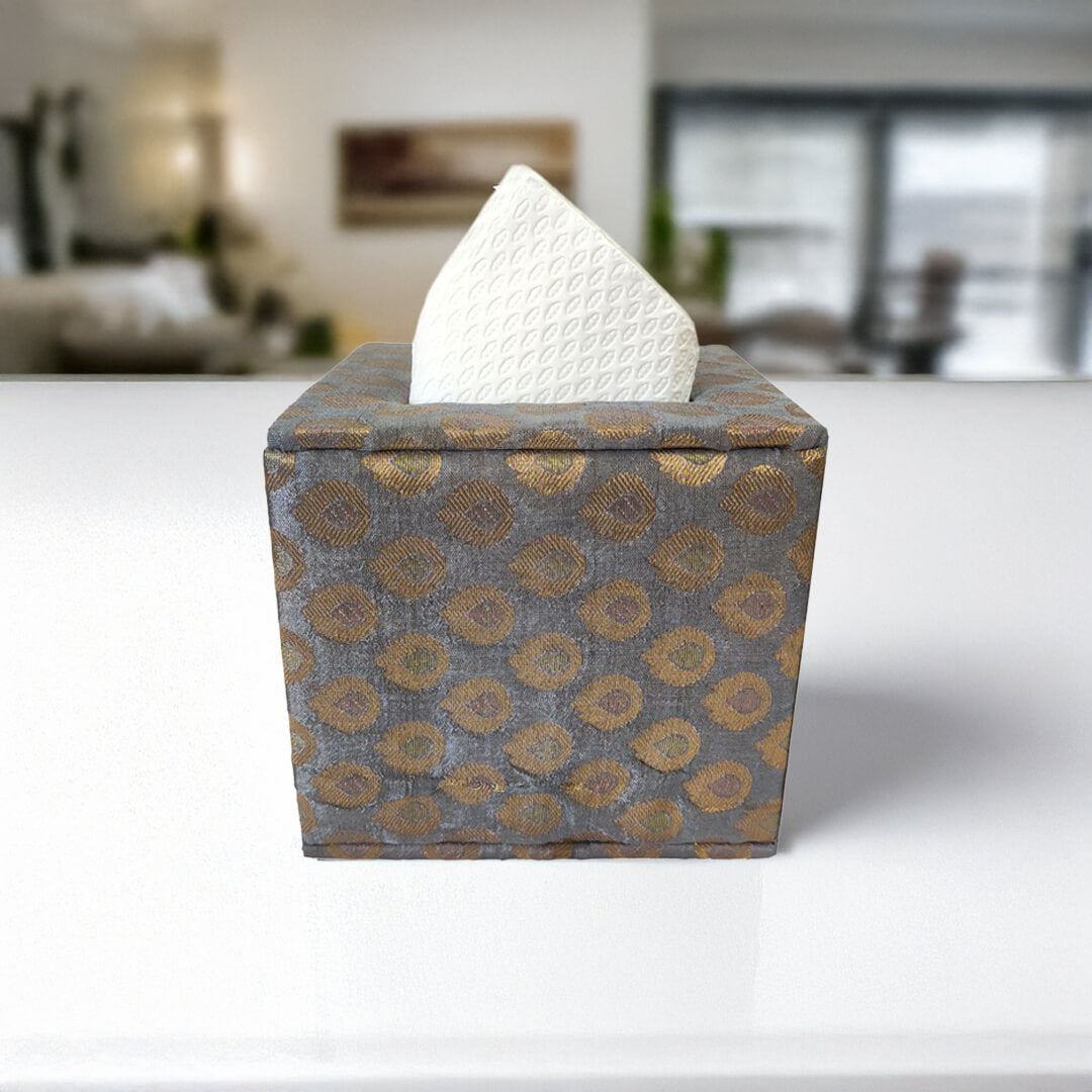 Brocade Tissue Box Vertical