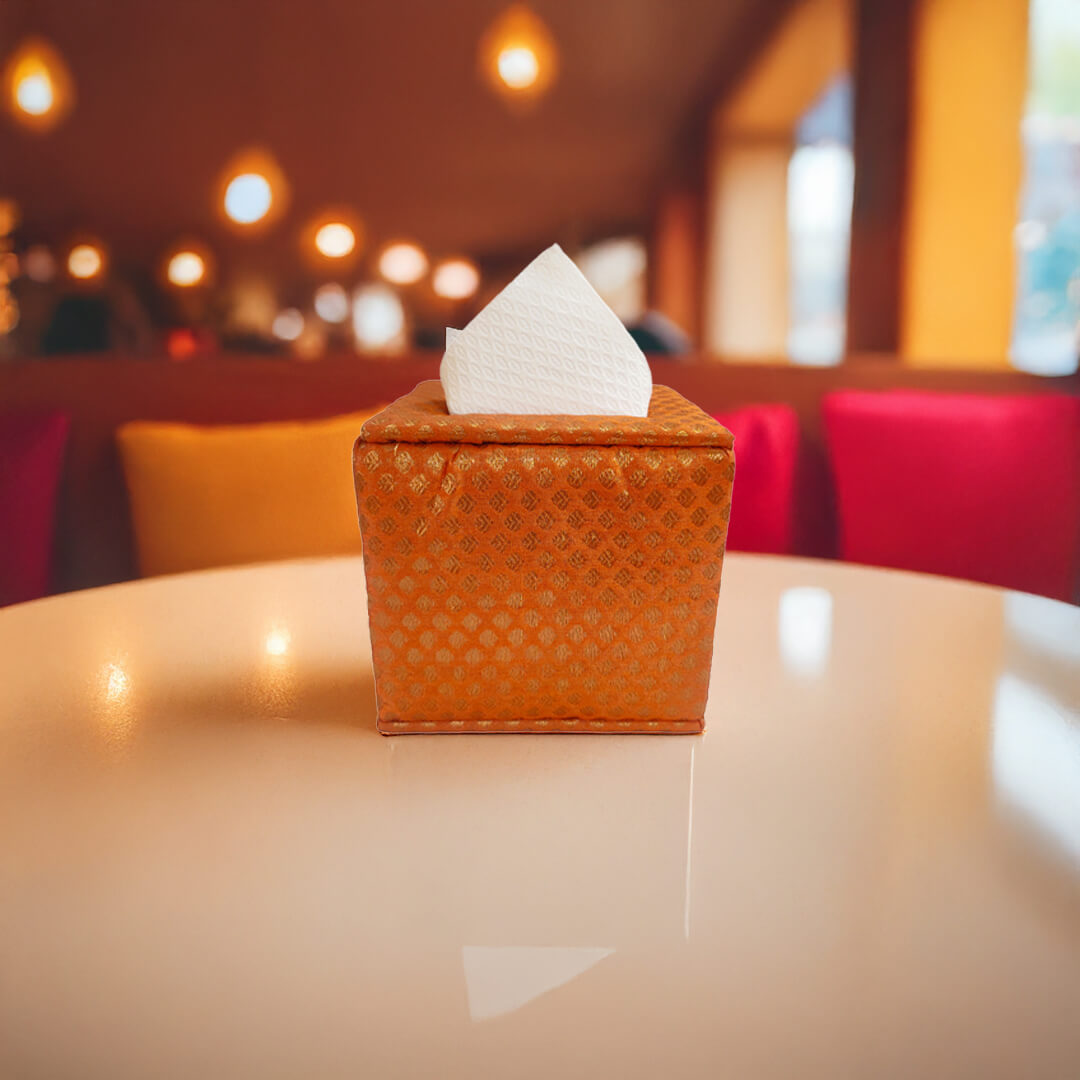 Brocade Tissue Box Vertical