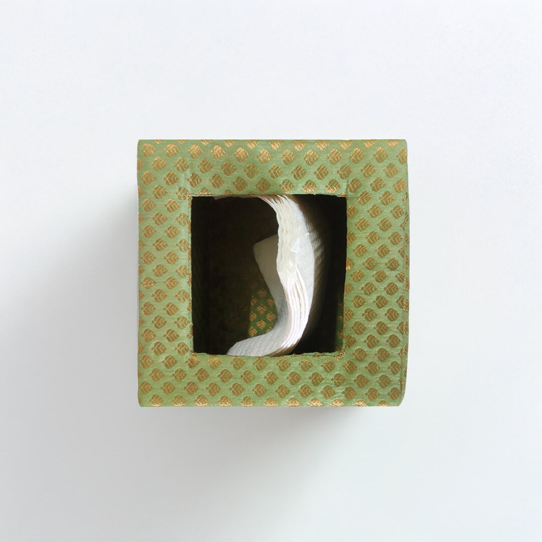 Brocade Tissue Box Vertical