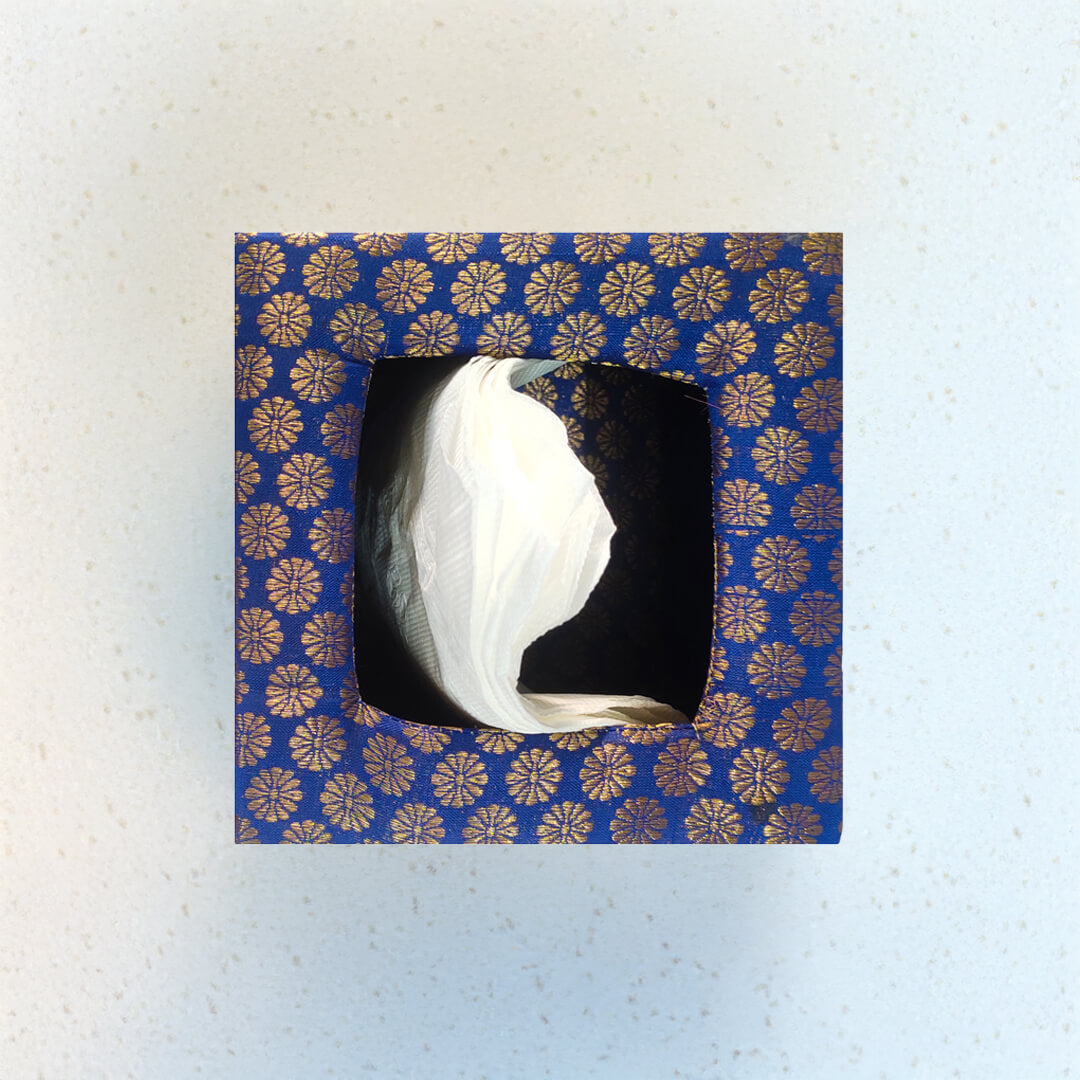 Brocade Tissue Box Vertical