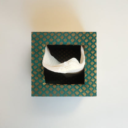 Brocade Tissue Box Vertical
