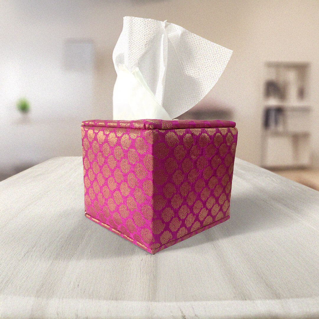 Brocade Tissue Box Vertical