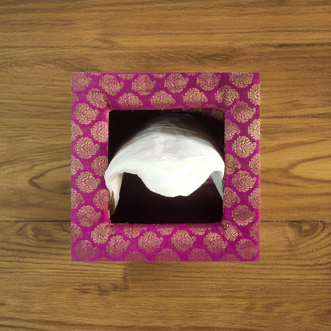 Brocade Tissue Box Vertical
