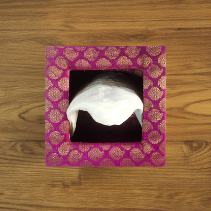 Brocade Tissue Box Vertical