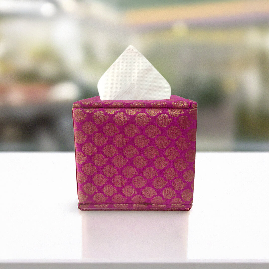 Brocade Tissue Box Vertical