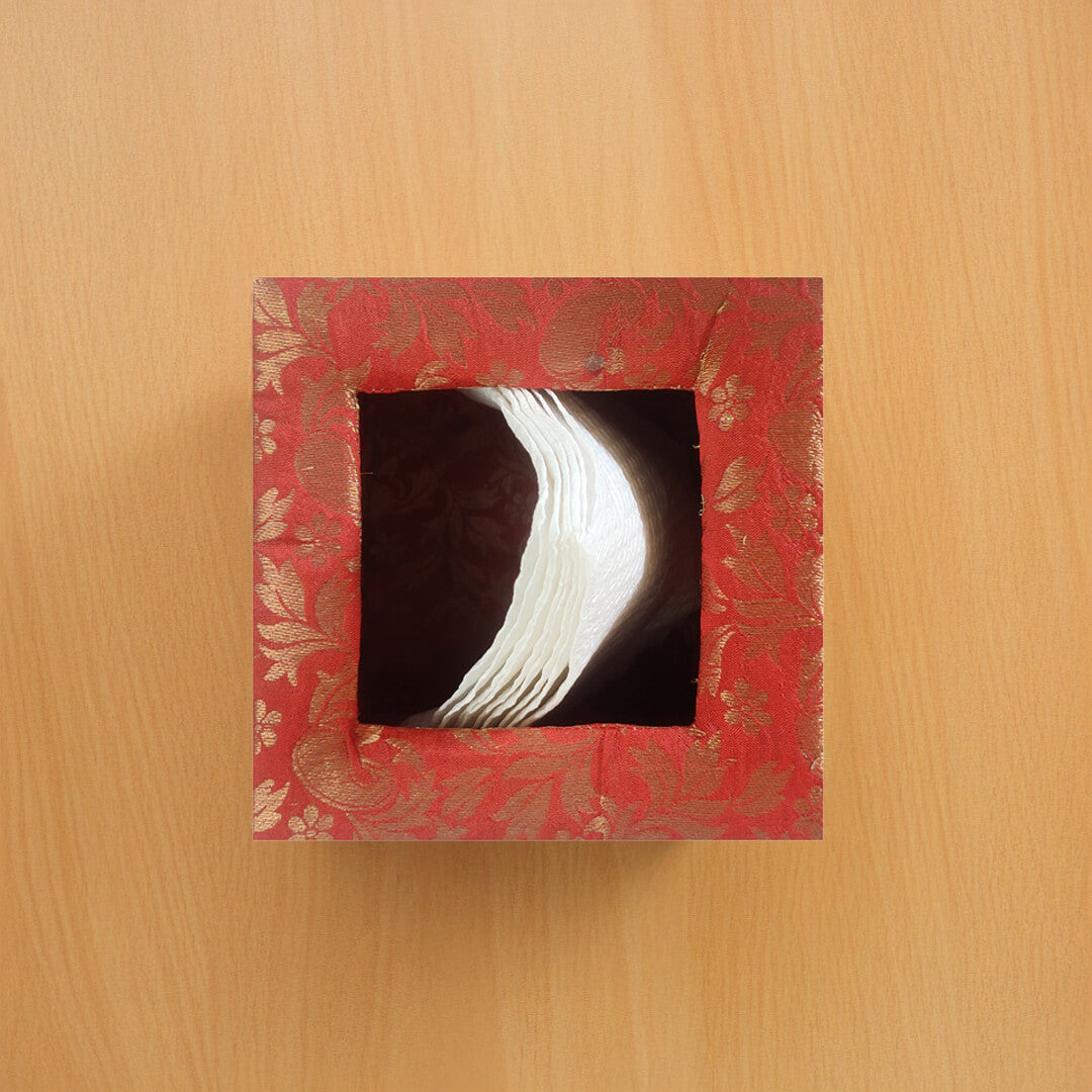 Brocade Tissue Box Vertical