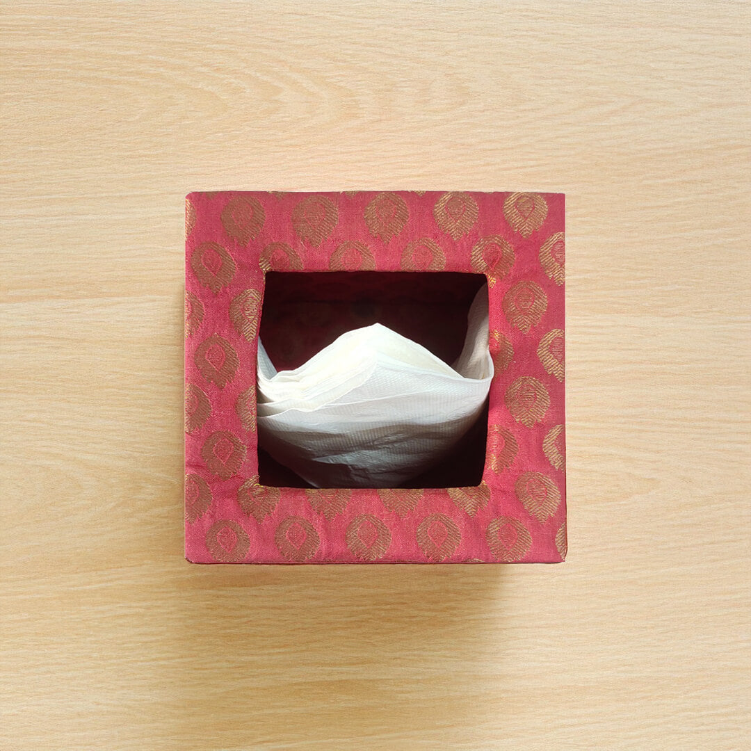 Brocade Tissue Box Vertical