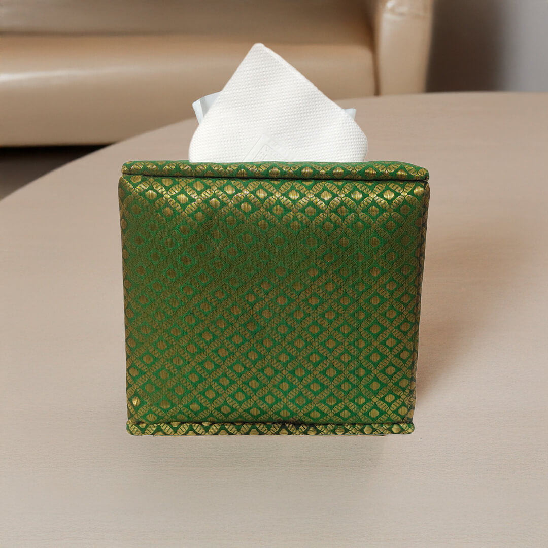 Brocade Tissue Box Vertical