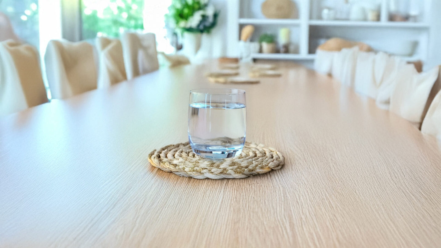 Thread and Zari Coasters