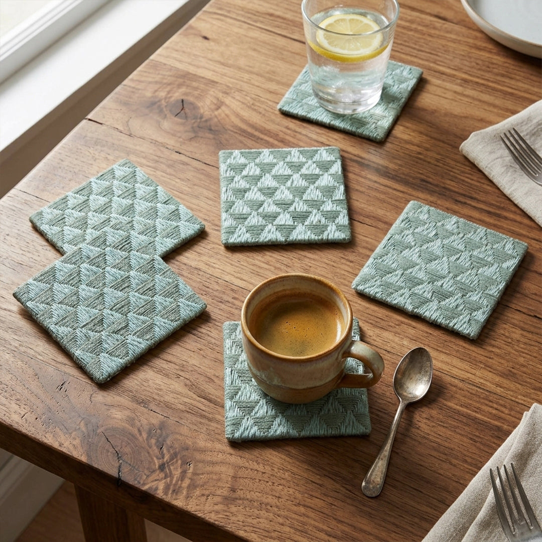 Coaster and Placemat Set - Mountain Weave