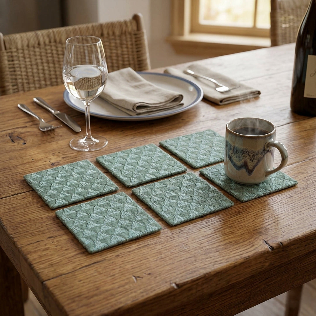 Coaster and Placemat Set - Mountain Weave