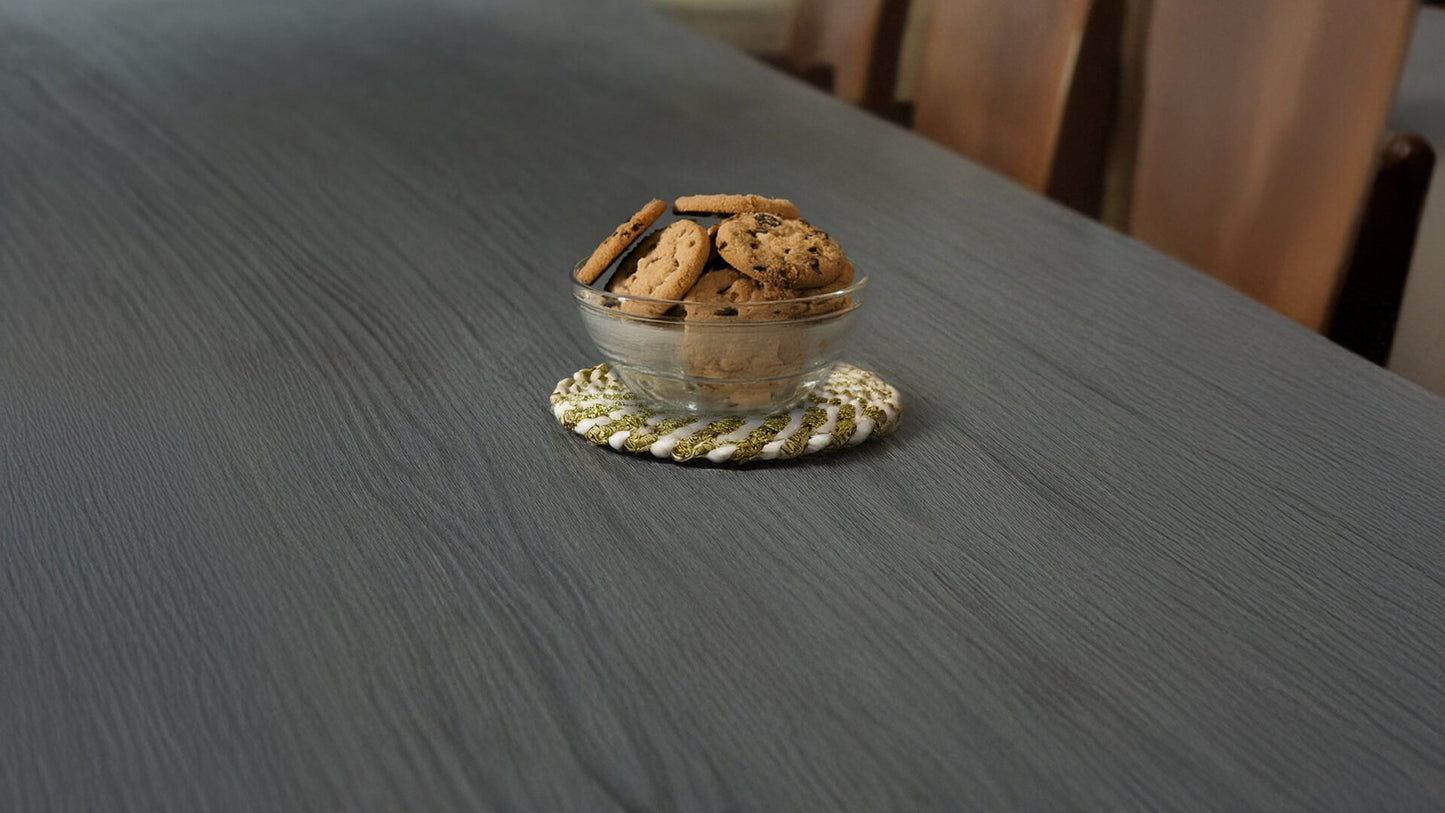 Cotton and Zari Coasters