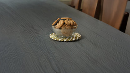 Cotton and Zari Coasters