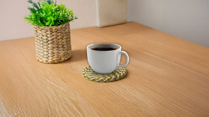 Cotton and Zari Coasters