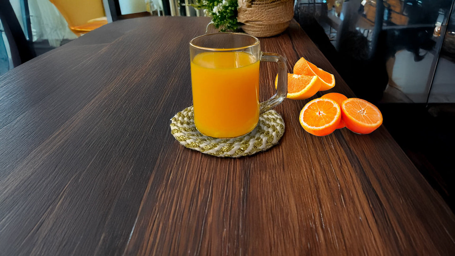 Cotton and Zari Coasters