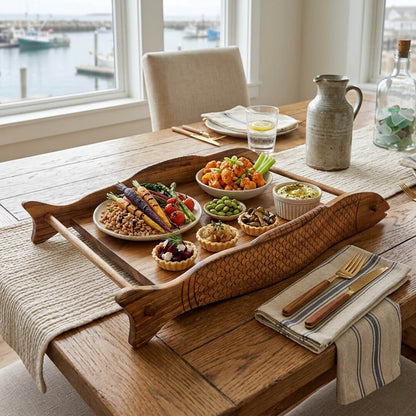Fish Tray in Teakwood
