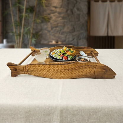 Fish Tray in Teakwood