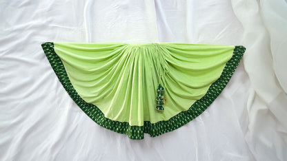 Ghaghra Skirt with Ikkat Border