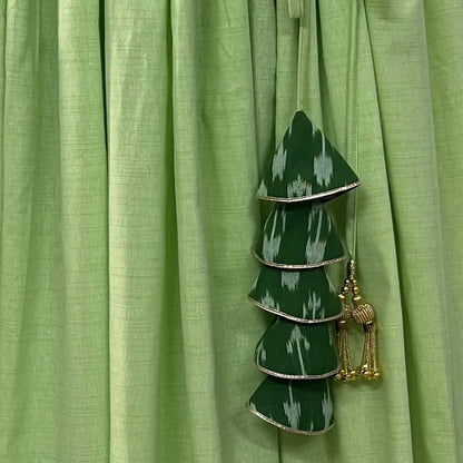 Ghaghra Skirt with Ikkat Border