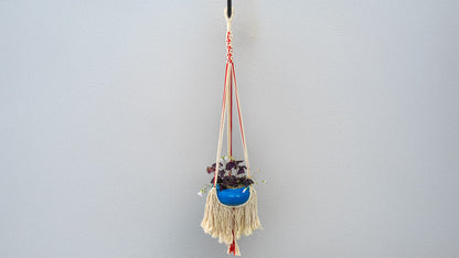 Hairy-Fairy Planter in Macramé