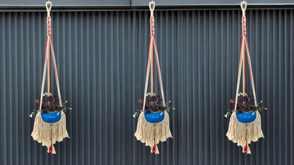 Hairy-Fairy Planter in Macramé