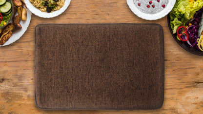 Jute and Cotton Double Sided Placemats - Brown