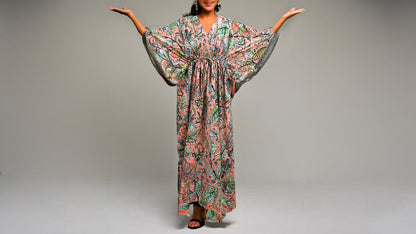 Kimono Printed Kaftan Free Sizes