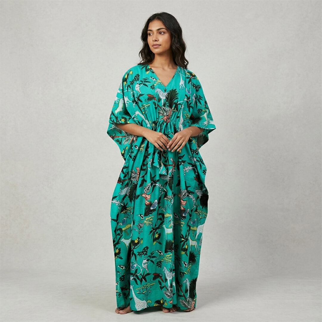 Kimono Printed Kaftan Free Sizes