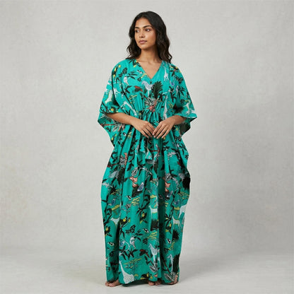 Kimono Printed Kaftan Free Sizes