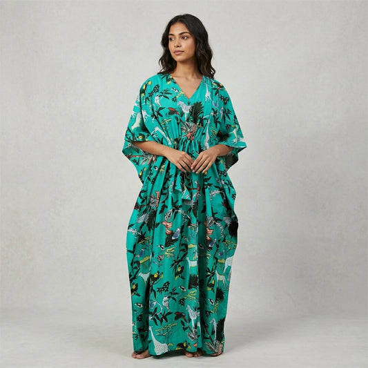 Kimono Printed Kaftan Free Sizes