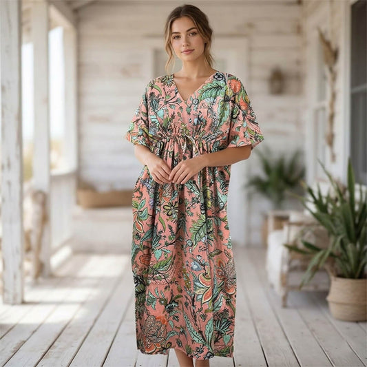 Kimono Printed Kaftan Free Sizes