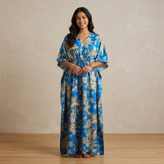 Kimono Printed Kaftan Free Sizes